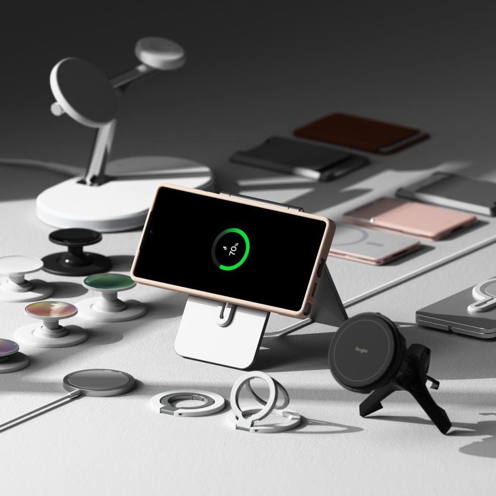 Ringke Samsung Galaxy S25 Ultra Silicone Magnetic MagSafe Case Θήκη Σιλικόνης με MagSafe - Pink Sand