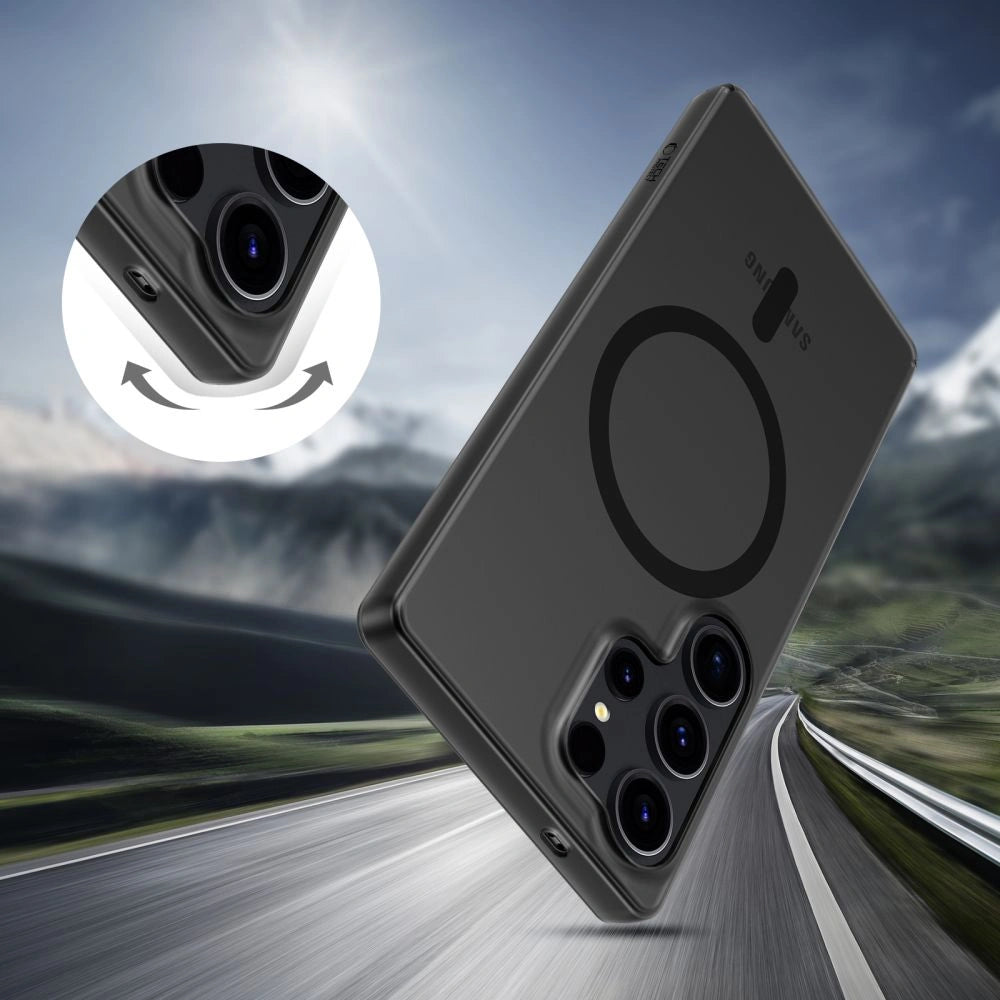 Tech-Protect Samsung Galaxy S25 Edge MagSlim - Σκληρή Θήκη με MagSafe - Matte / Black