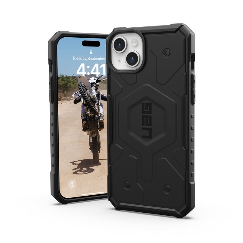 UAG iPhone 15 Plus Pathfinder MagSafe Series Σκληρή Θήκη με MagSafe - Black