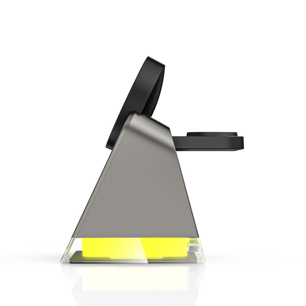 Tech-Protect QI15W-A43 3in1 Ασύρματος Μαγνητικός Φορτιστής MagSafe - Black