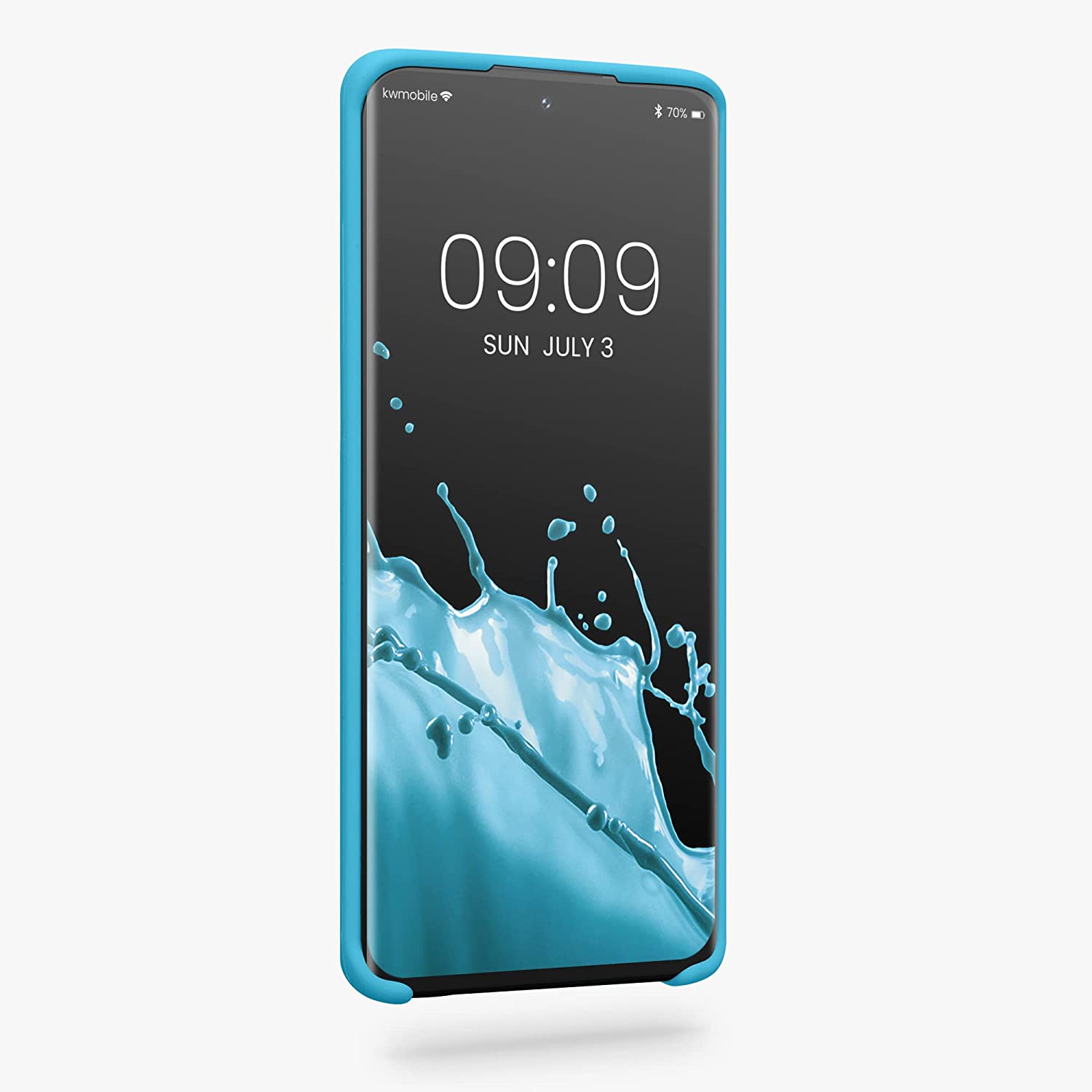 KW Xiaomi 12 / 12X Θήκη Σιλικόνης Rubber TPU - Ocean Blue - 56210.223