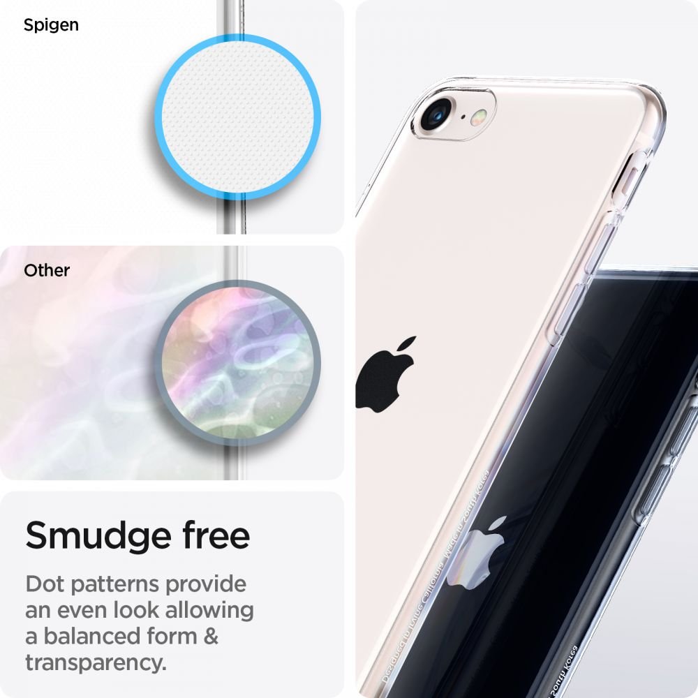 Spigen iPhone SE 2022 / SE 2020 / 7 / 8 Crystal Pack Θήκη Σιλικόνης με Προστασία Οθόνης - Crystal Clear