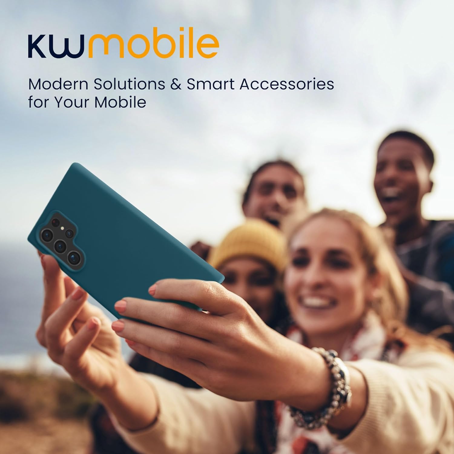 KW Samsung Galaxy S24 Ultra Θήκη Σιλικόνης Rubberized TPU - Petrol Matte