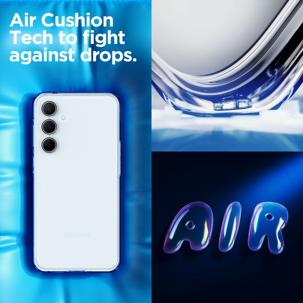 Spigen Samsung Galaxy A35 5G Σκληρή Θήκη με Πλαίσιο Σιλικόνης Ultra Hybrid - Crystal Clear