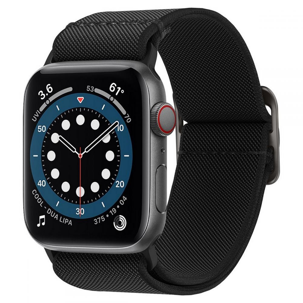 Spigen Λουράκι Apple Watch 8/9/10/11 - SE (1/2/3) - Ultra (1/2/3) – 44/45/46/49mm Fit Lite - Black