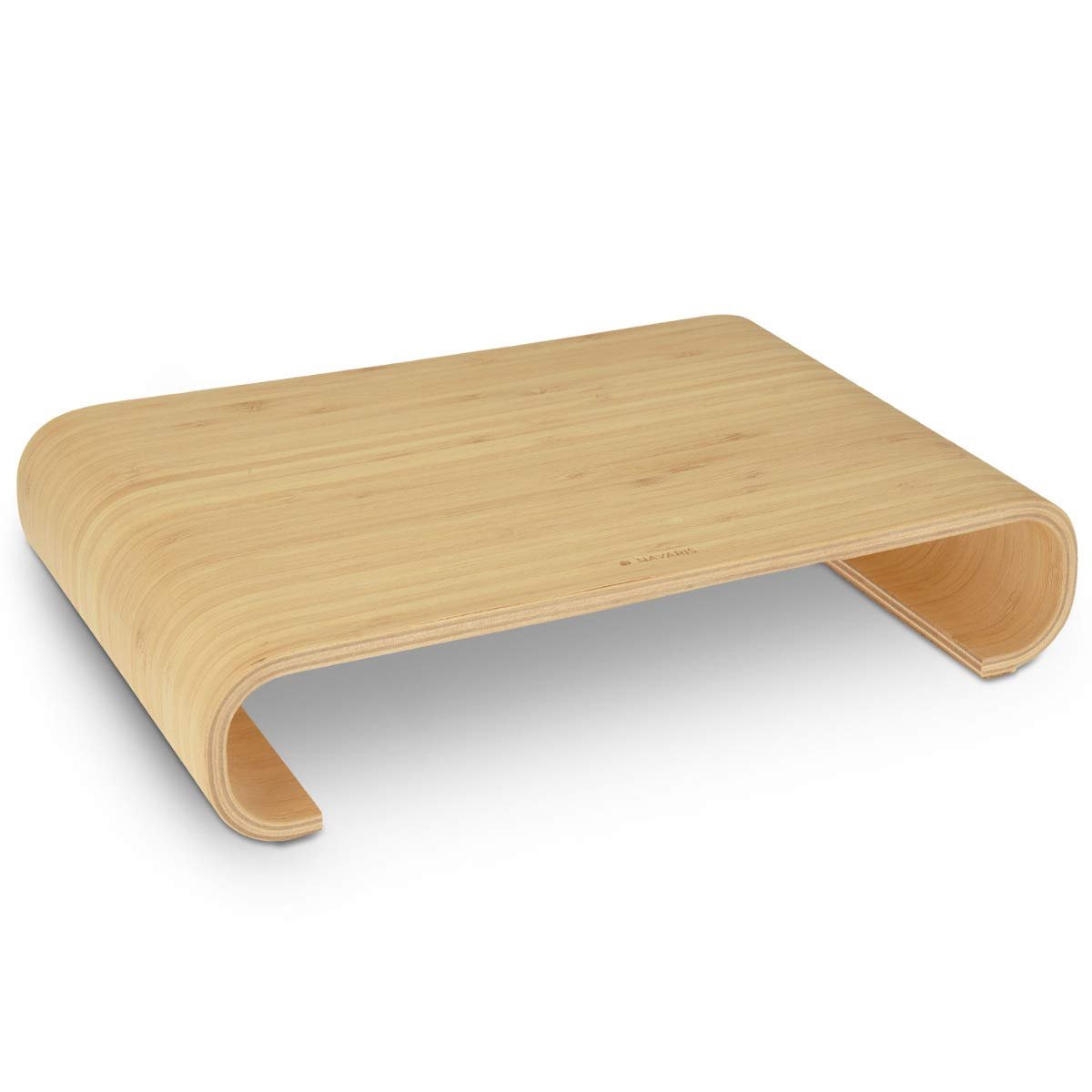 Navaris Computer Monitor Wood Stand - Βάση Στήριξης Οθόνης από Ξύλο - Bamboo - 45835.24