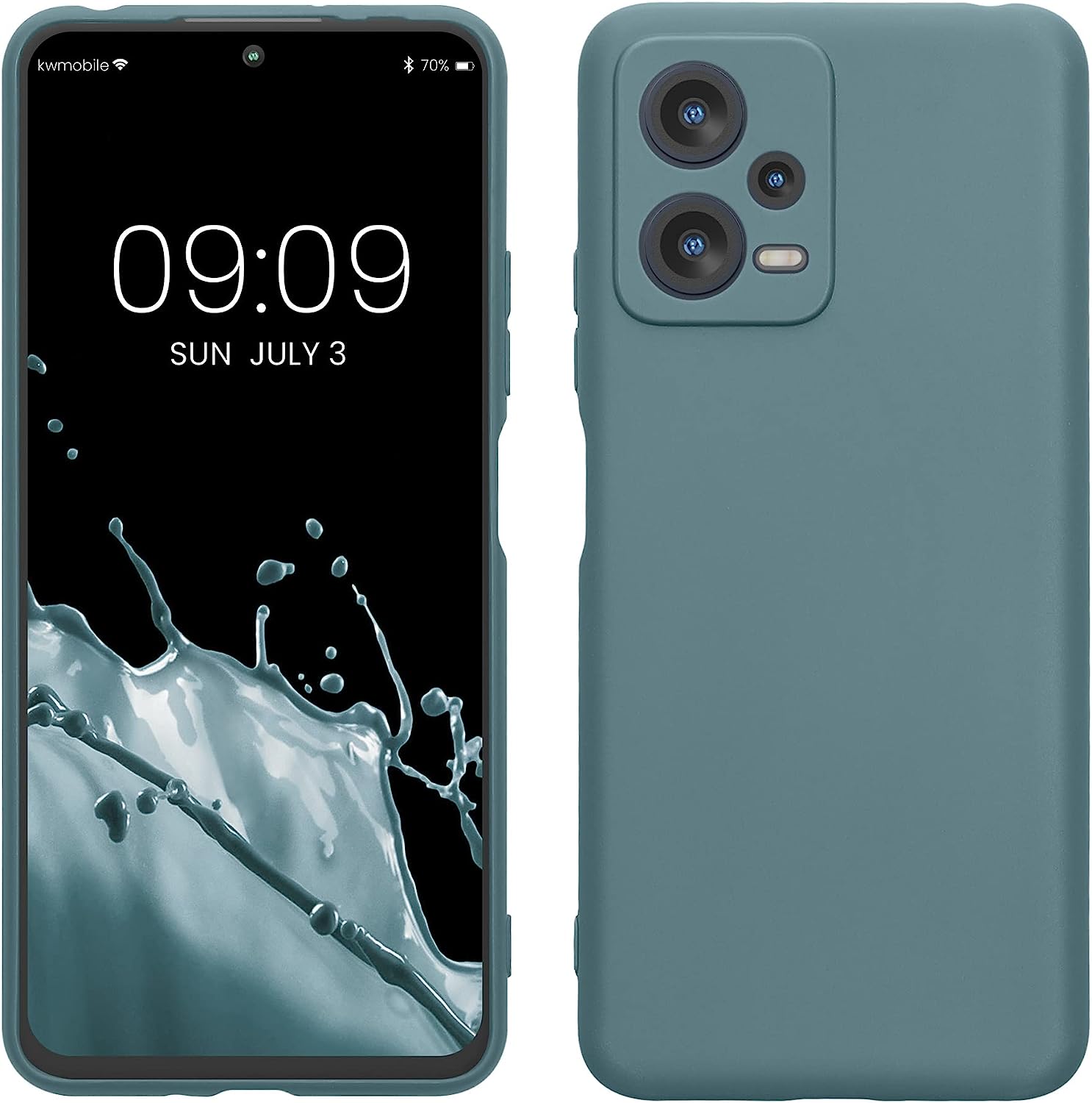 KW Xiaomi Redmi Note 12 5G / Poco X5 5G Θήκη Σιλικόνης TPU - Arctic Night - 60887.207