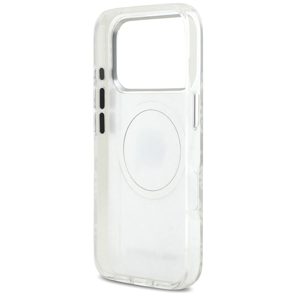 Karl Lagerfeld iPhone 17 Pro Max - IML Karl Head Logo MagSafe - Σκληρή Θήκη με Πλαίσιο Σιλικόνης - Grey - KLHMP17XHMKBKHOG