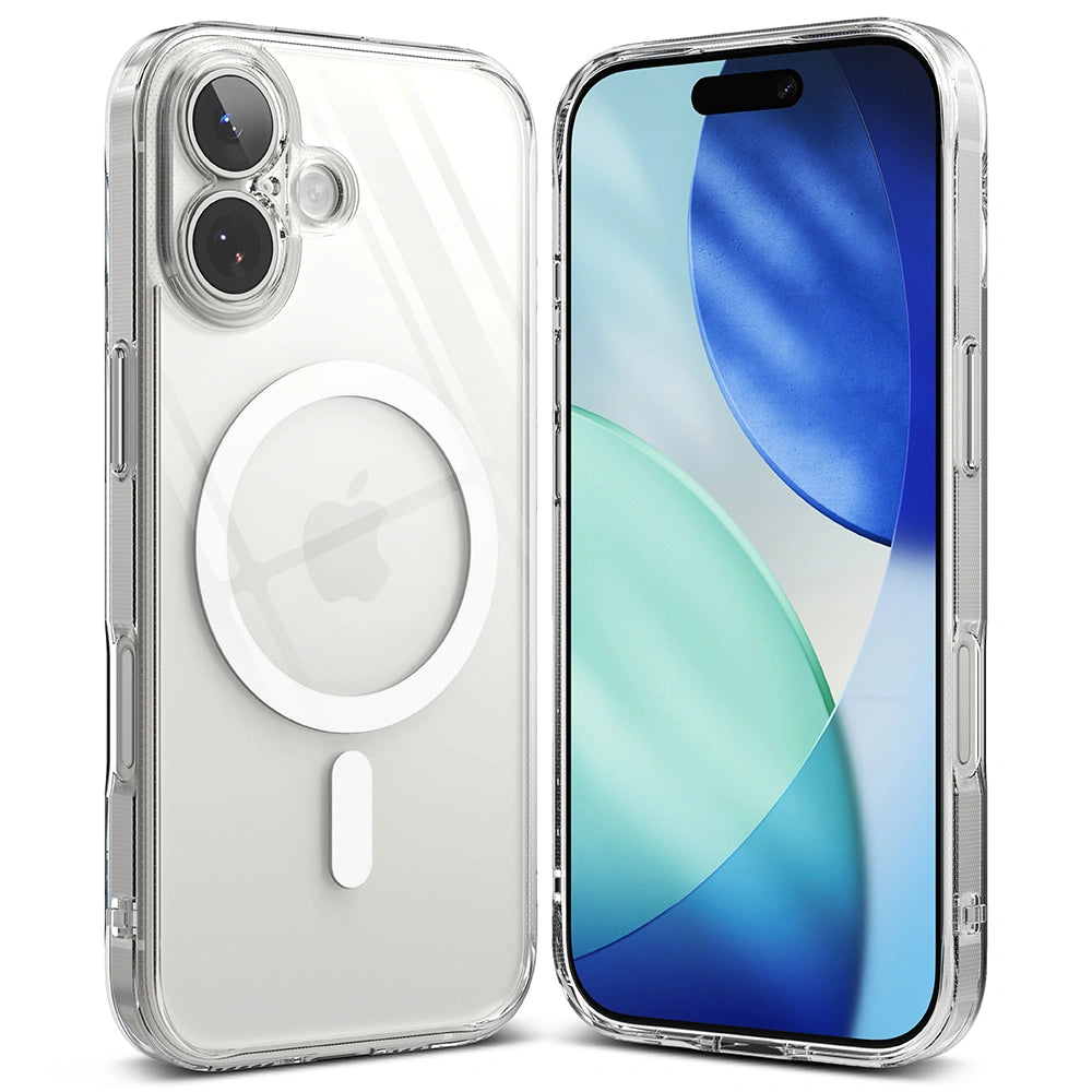 Ringke iPhone 17 - Fusion Magnetic - Σκληρή Θήκη με Πλαίσιο Σιλικόνης και MagSafe - Διάφανη