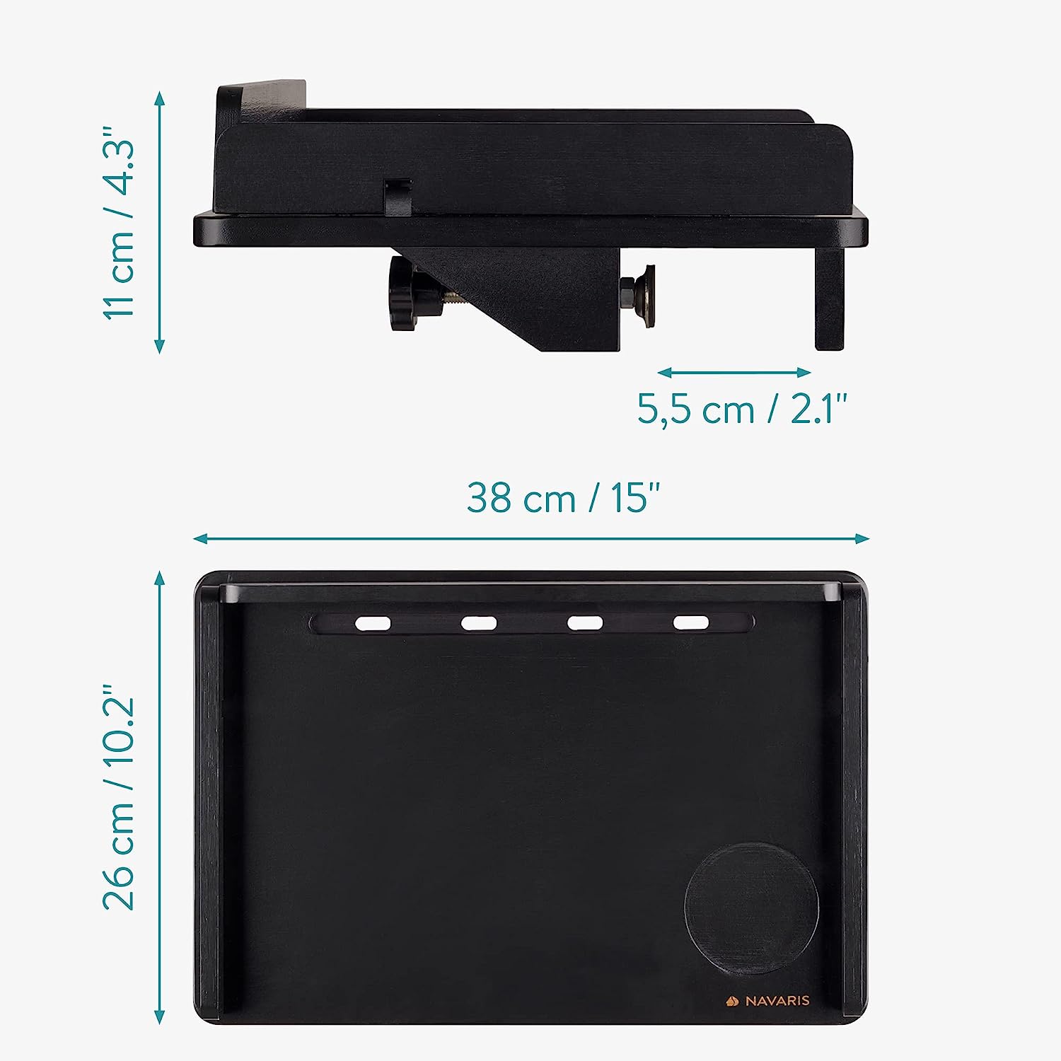 Navaris Κρεμαστό Κομοδίνο από Μπαμπού - Black - 52639.01.01