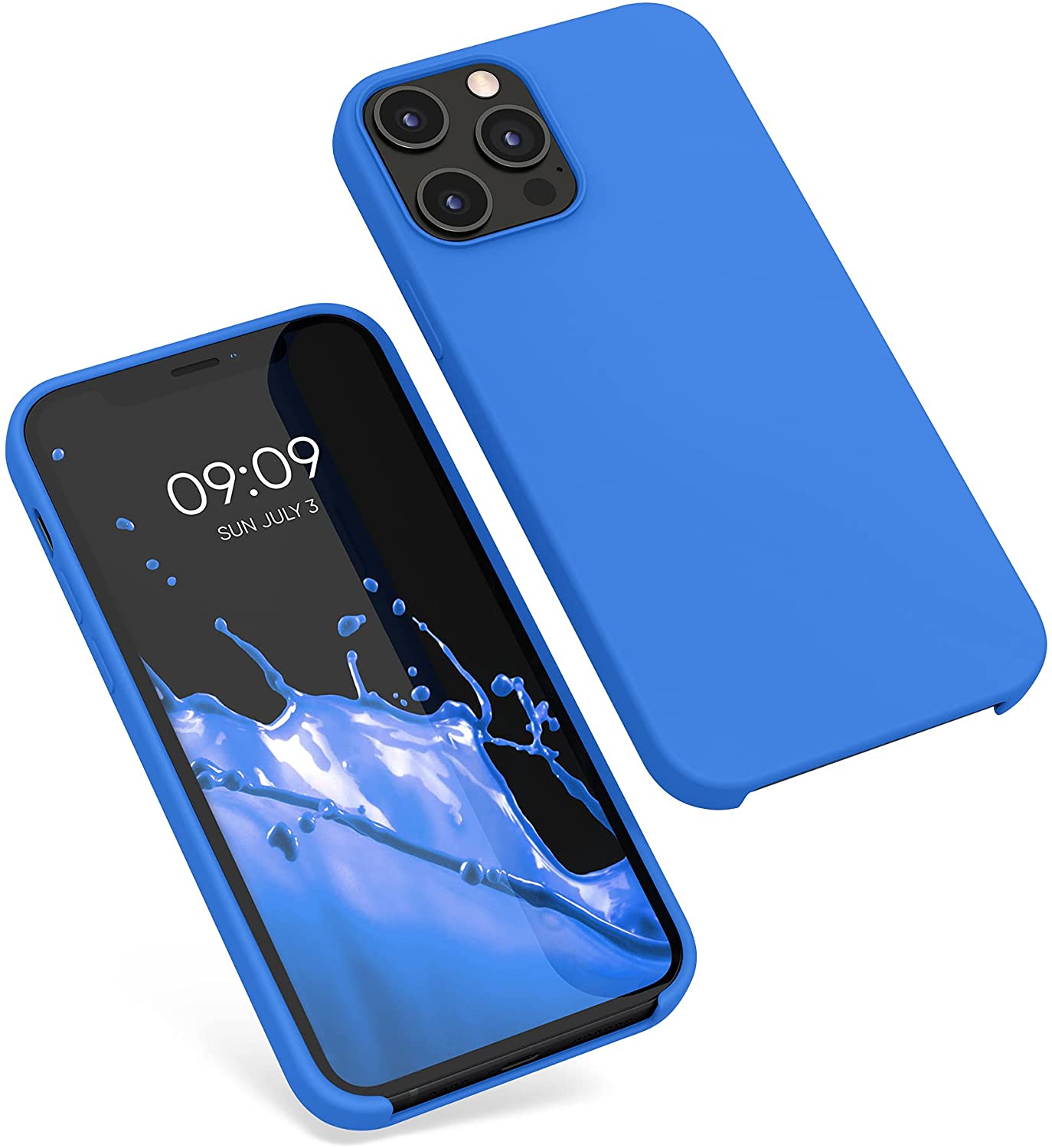 KW iPhone 12 Pro Max Θήκη Σιλικόνης Rubber TPU - Surf Blue - 52644.189