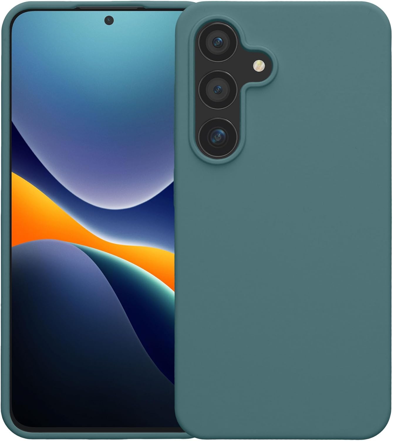 KW Samsung Galaxy S24 Θήκη Σιλικόνης Rubberized TPU - Arctic Night