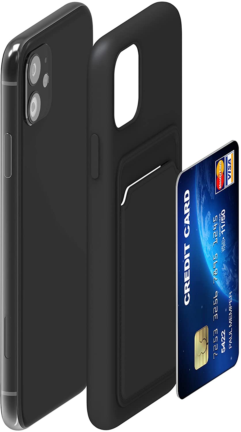 KW iPhone 11 Θήκη Σιλικόνης TPU - Black - 55114.01