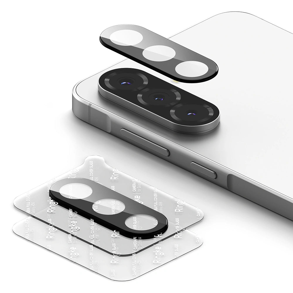 Ringke Samsung Galaxy A56 5G Αντιχαρακτικό Γυαλί για την Κάμερα - 2 Τεμάχια - Black