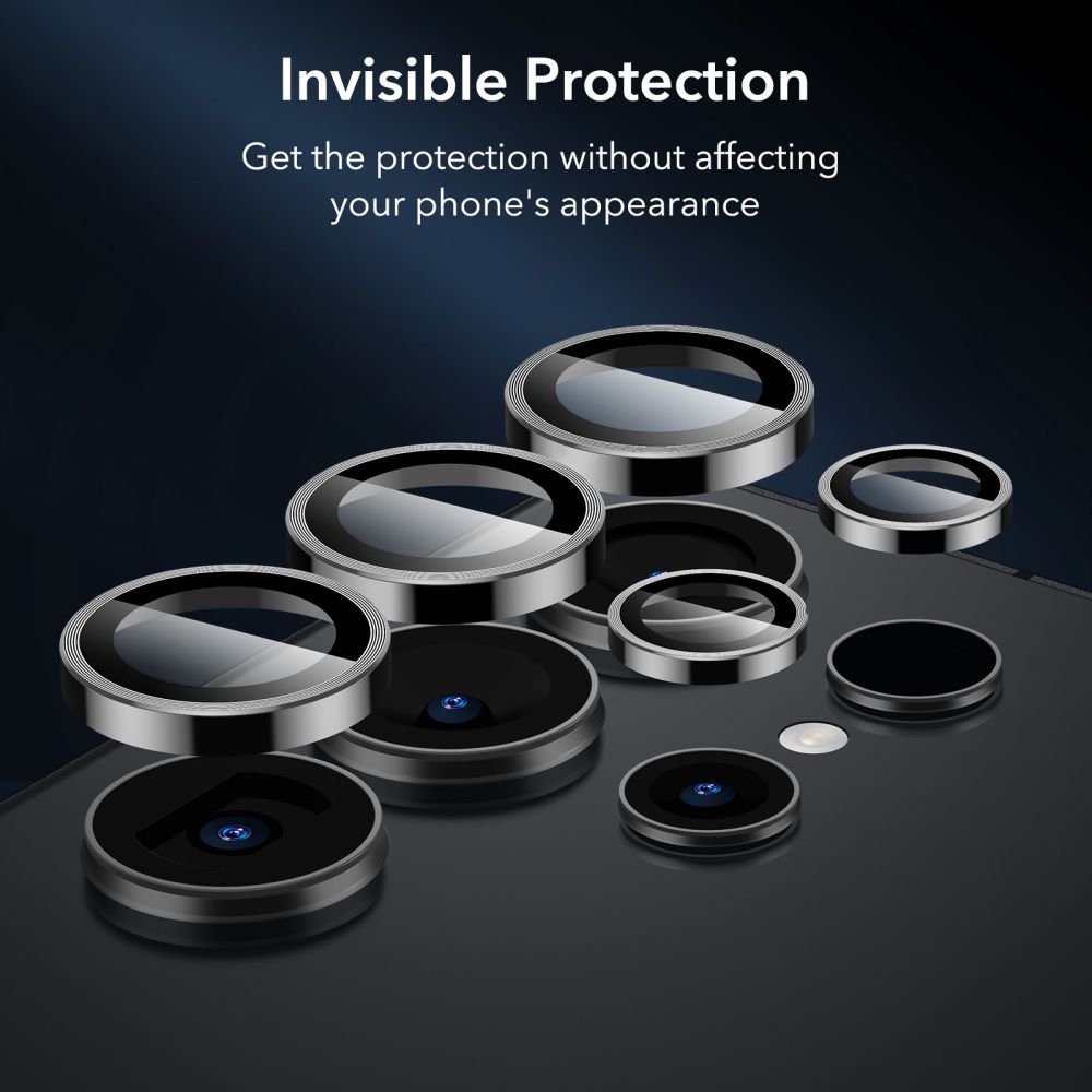 ESR Samsung Galaxy S24 Ultra Armorite Camera Lens 9H Αντιχαρακτικό Γυαλί για την Κάμερα - Black