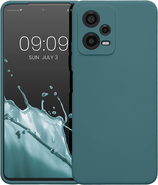 KW Xiaomi Redmi Note 12 5G / Poco X5 5G Θήκη Σιλικόνης Rubberized TPU - Arctic Night - 61169.207