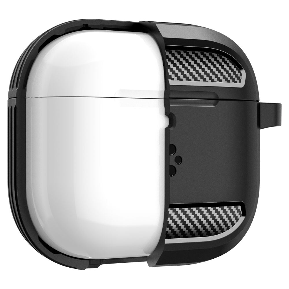 Spigen AirPods 4 Θήκη Σιλικόνης - Rugged Armor - Matte Black