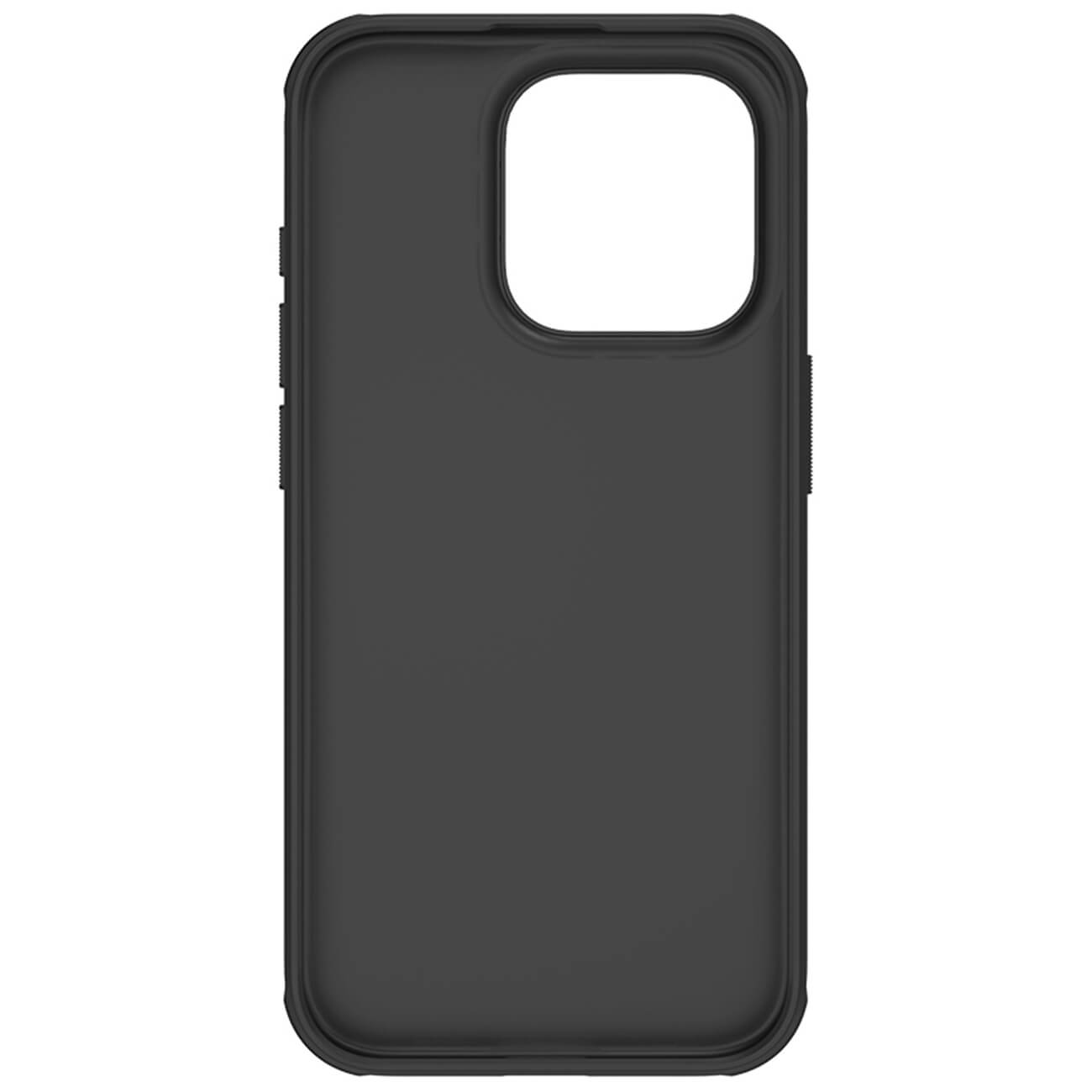Nillkin iPhone 15 Pro Super Frosted Shield Pro Σκληρή Θήκη με Πλαίσιο Σιλικόνης - Black