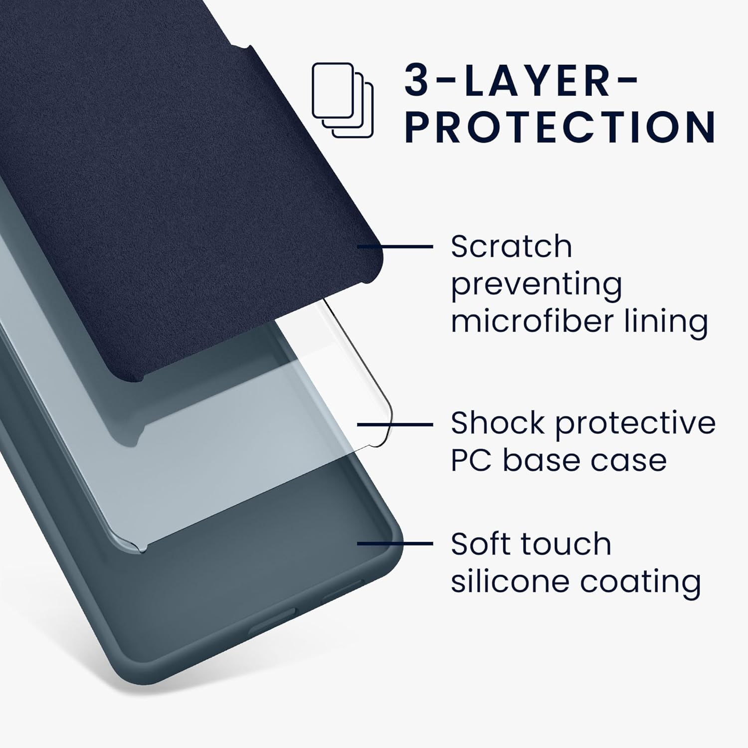 KW Samsung Galaxy A16 4G / A16 5G Θήκη Σιλικόνης Rubberized TPU - Dark Slate