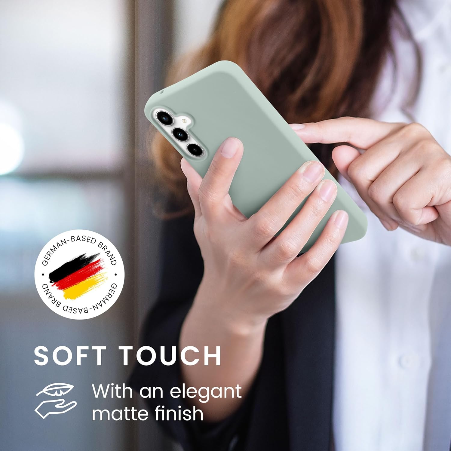 KW Samsung Galaxy A35 5G Λεπτή Θήκη Σιλικόνης TPU - Cool Mint