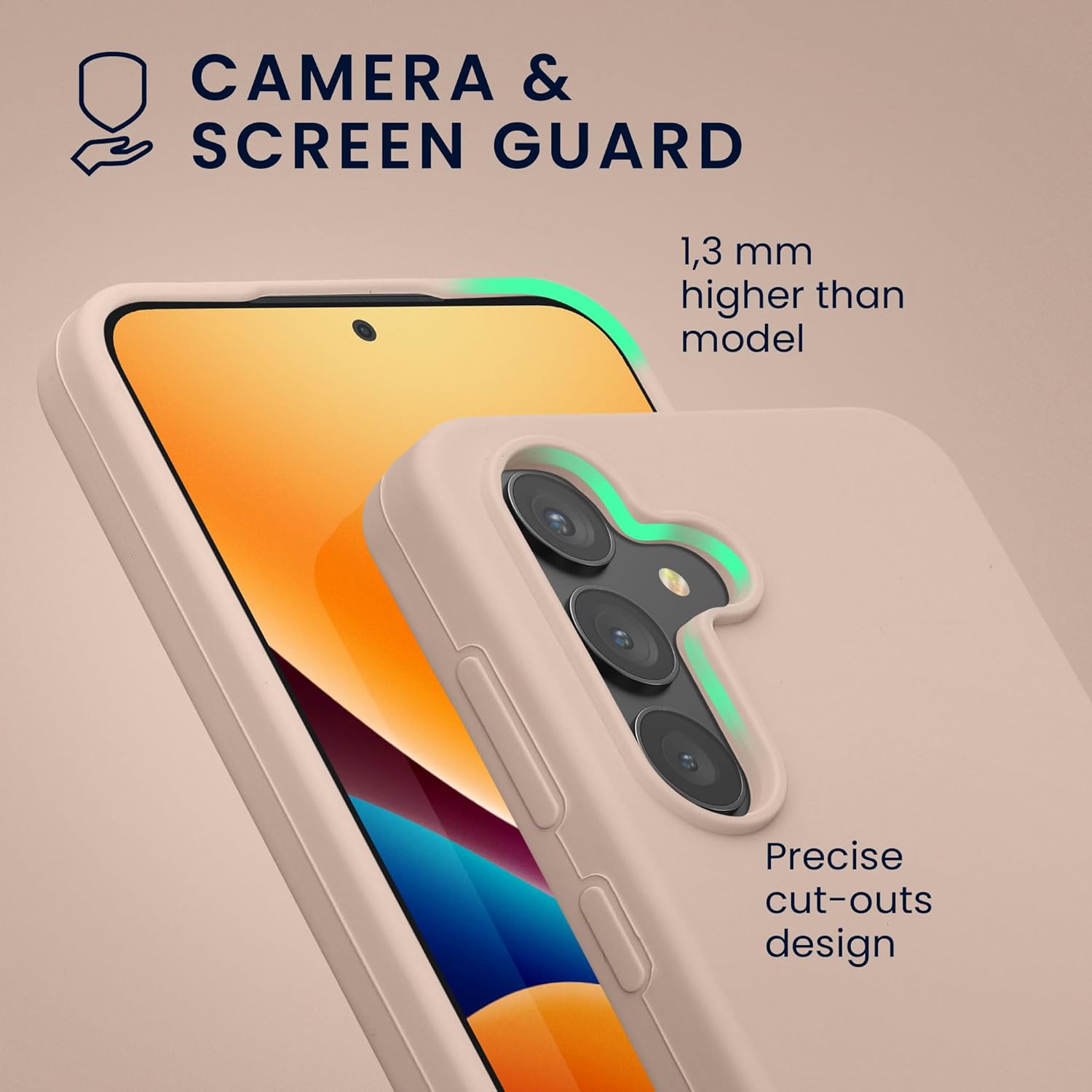 KW Samsung Galaxy S24+ Θήκη Σιλικόνης Rubberized TPU - Coconut Swirl