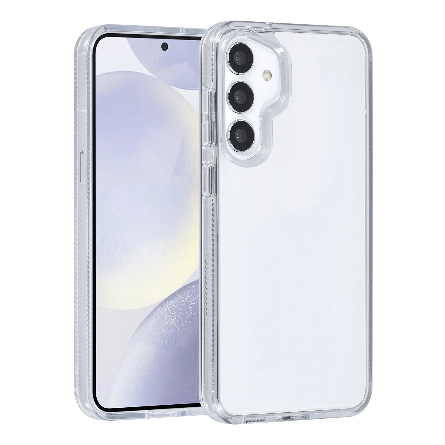 Tuniq Samsung Galaxy S24 Plus - Σκληρή Θήκη με Πλαίσιο Σιλικόνης - White