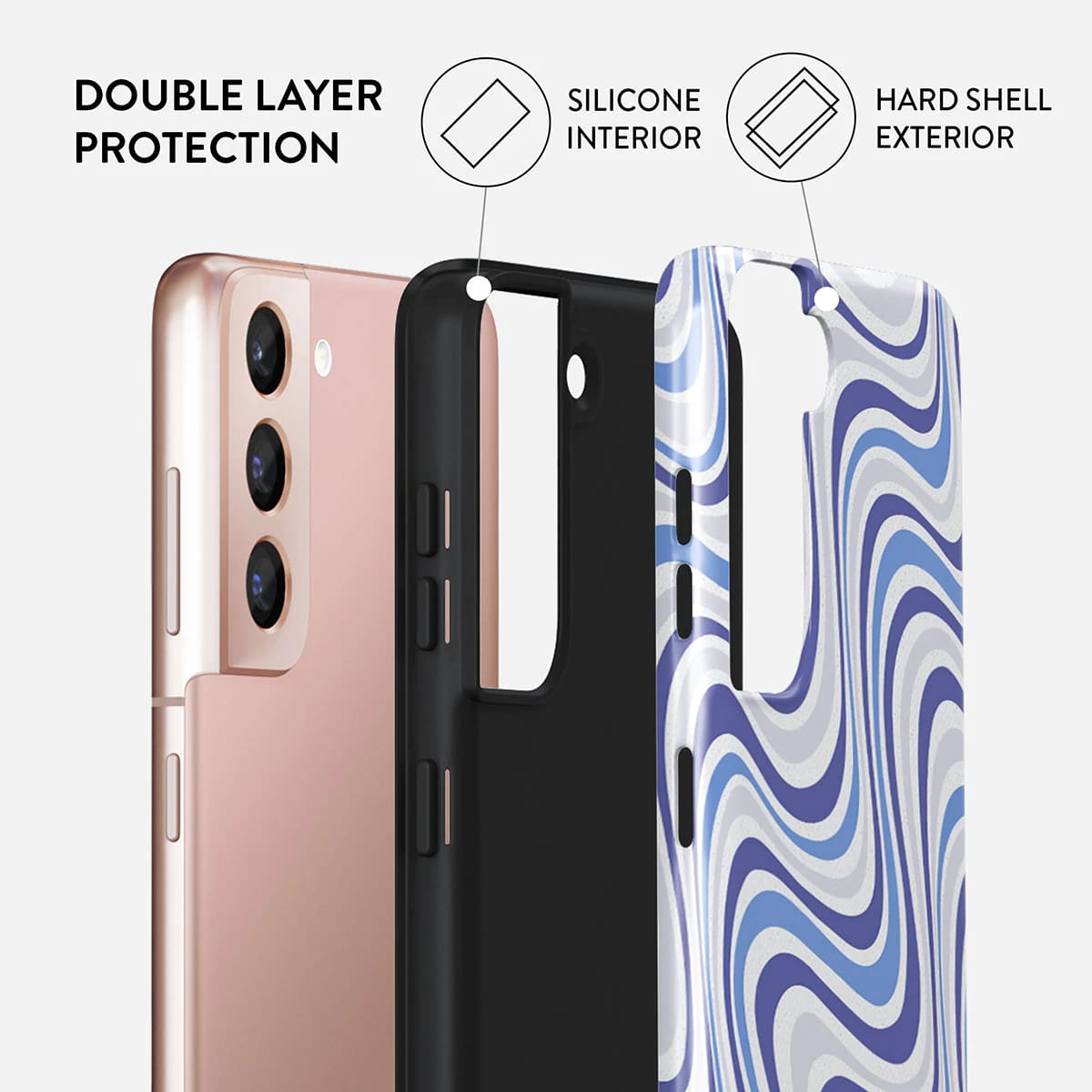 Burga Samsung Galaxy S22 Plus Fashion Tough Σκληρή Θήκη - Stay Groovy