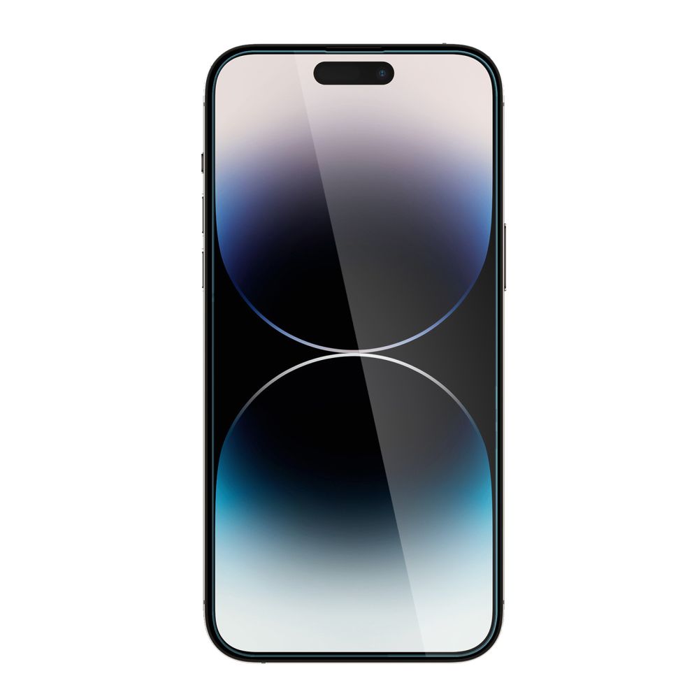 Spigen iPhone 14 Pro Max GLAS.tR Slim Privacy HD 2.5D Αντιχαρακτικό Γυαλί Οθόνης 9H - Clear / Black - AGL05211