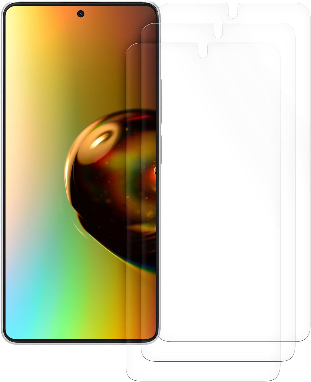 KW Xiaomi Redmi Note 13 5G - Τρεις Μεμβράνες Προστασίας Οθόνης - Διάφανες - KWM000020LN001C