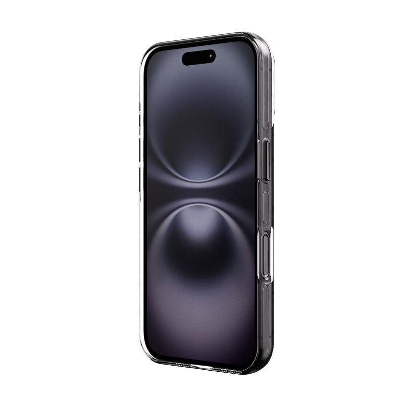 Crong iPhone 16 Clear Mag Pro - Σκληρή Θήκη με MagSafe - Black