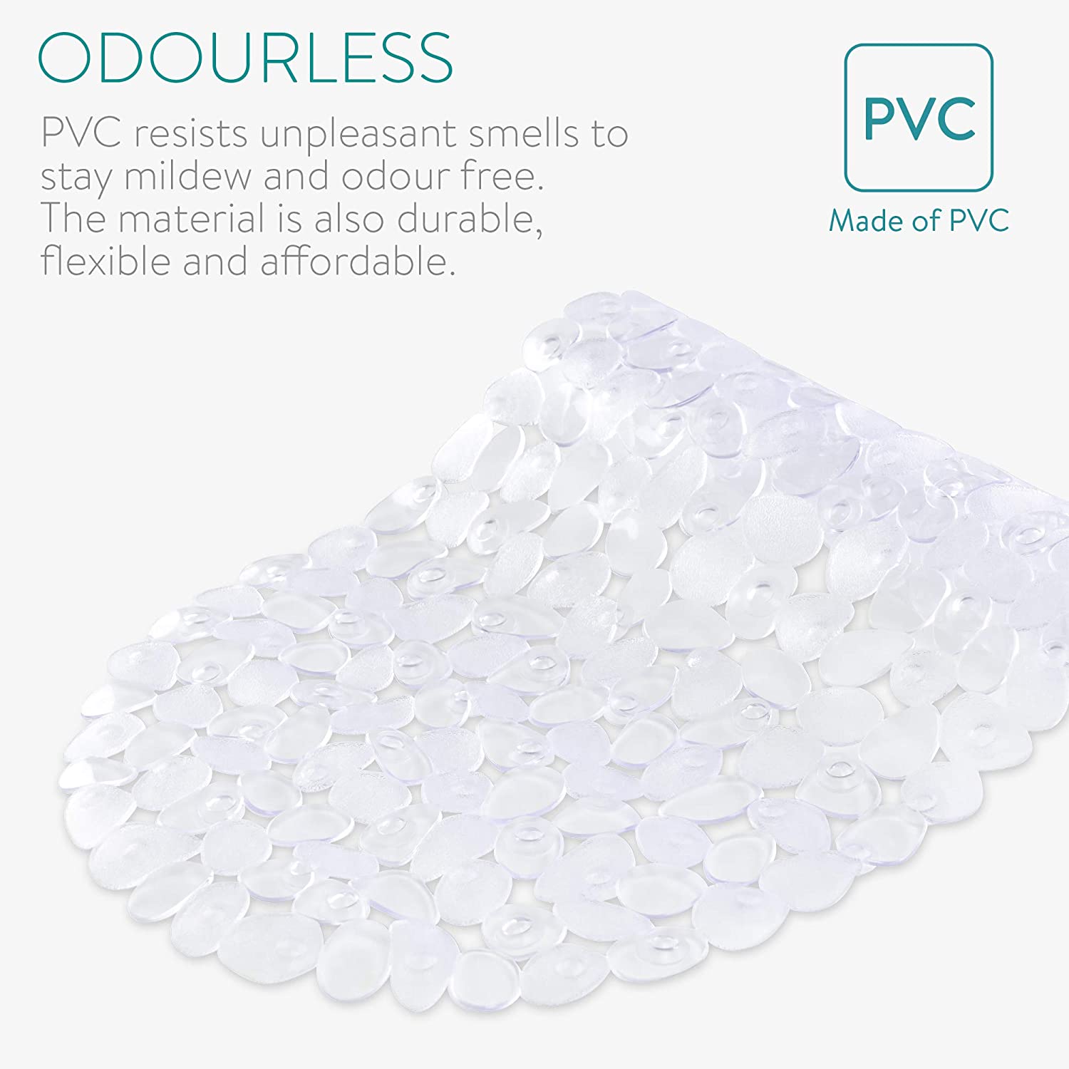 Navaris Αντιολισθητικό Χαλάκι Μπάνιου - White - 48965.03