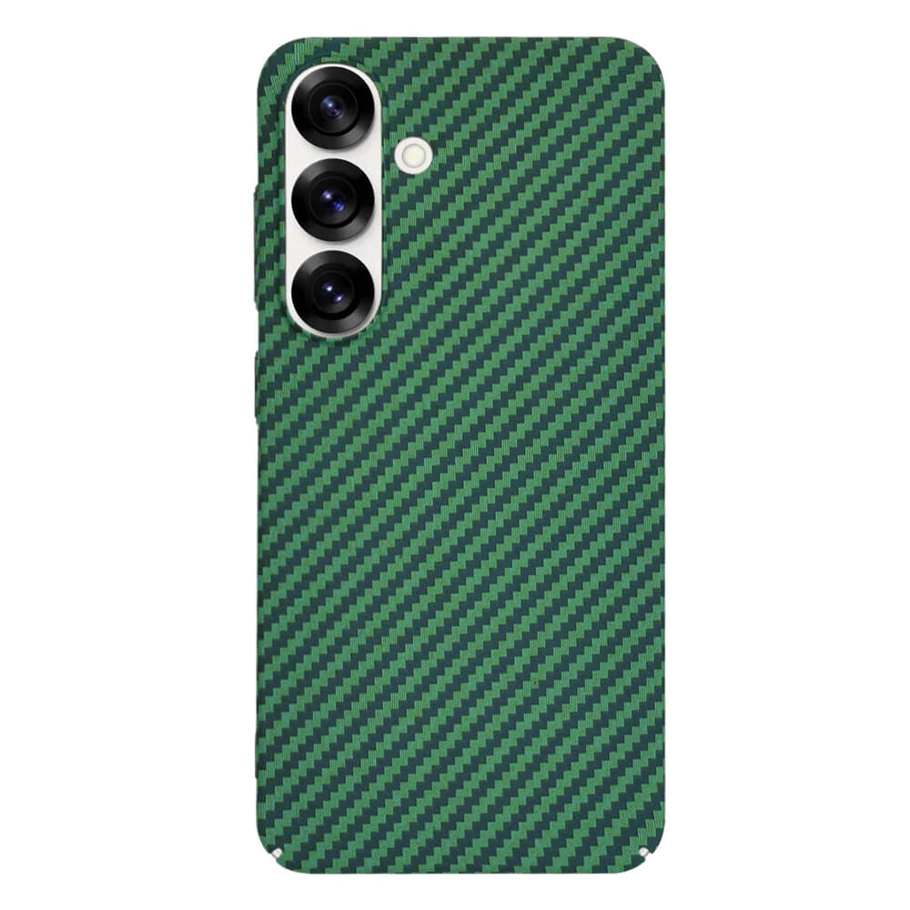 Techsuit Samsung Galaxy S25 Σκληρή Θήκη Carbonite FiberShell - Green
