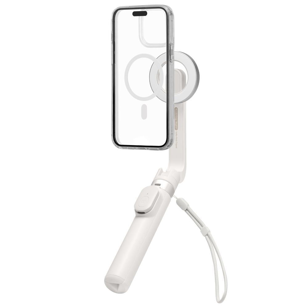 Spigen S571W Ασύρματο MagSafe Selfie Stick με Τρίποδο και Bluetooth Τηλεχειριστήριο - Dune Beige - likebrands.gr