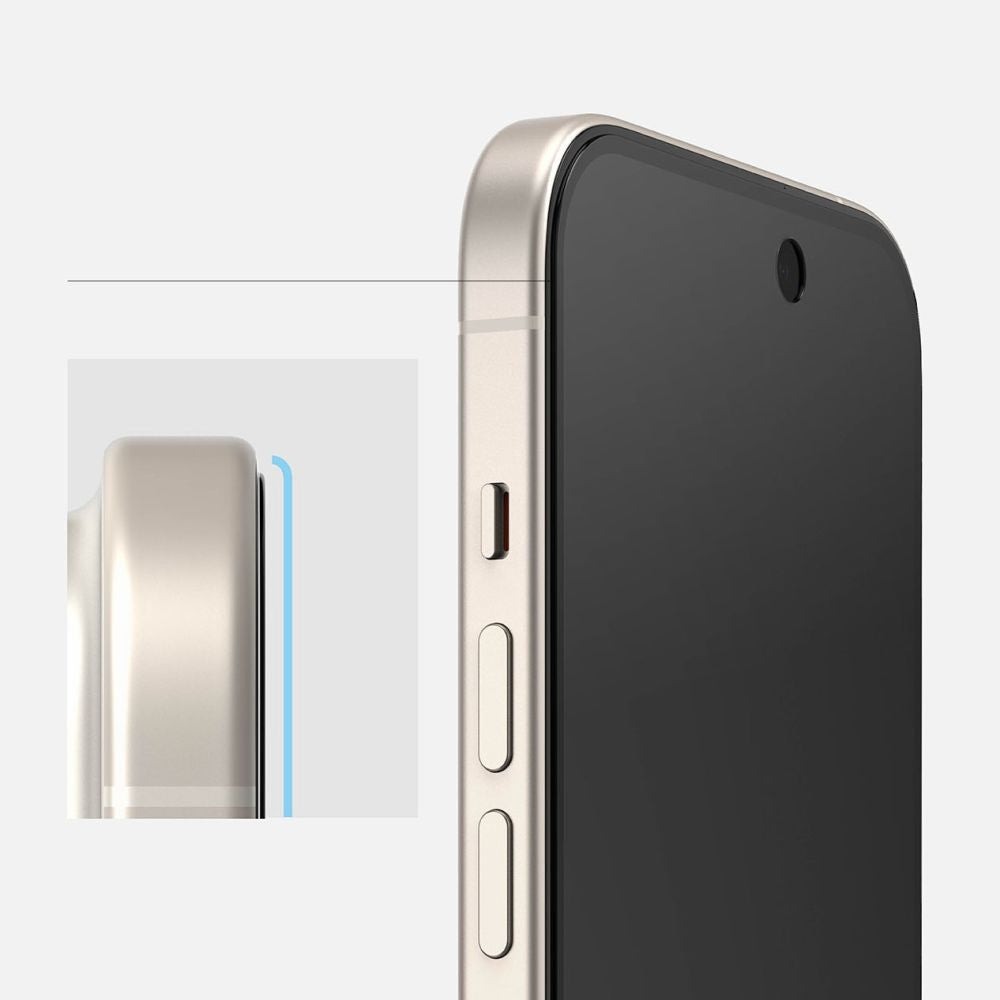 Ringke iPhone 15 TG Glass 0.3mm 2.5D 9H Tempered Glass Αντιχαρακτικό Γυαλί Οθόνης - Privacy