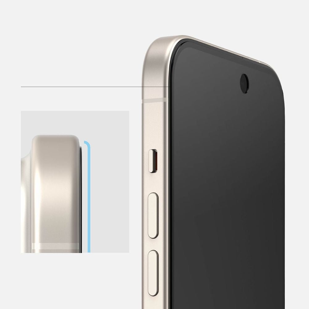 Ringke iPhone 15 TG Glass 0.3mm 2.5D 9H Tempered Glass Αντιχαρακτικό Γυαλί Οθόνης - Privacy