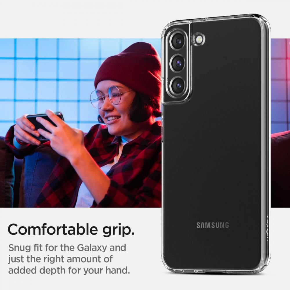 Spigen Samsung Galaxy S22 Plus Liquid Crystal Θήκη Σιλικόνης - Crystal Clear