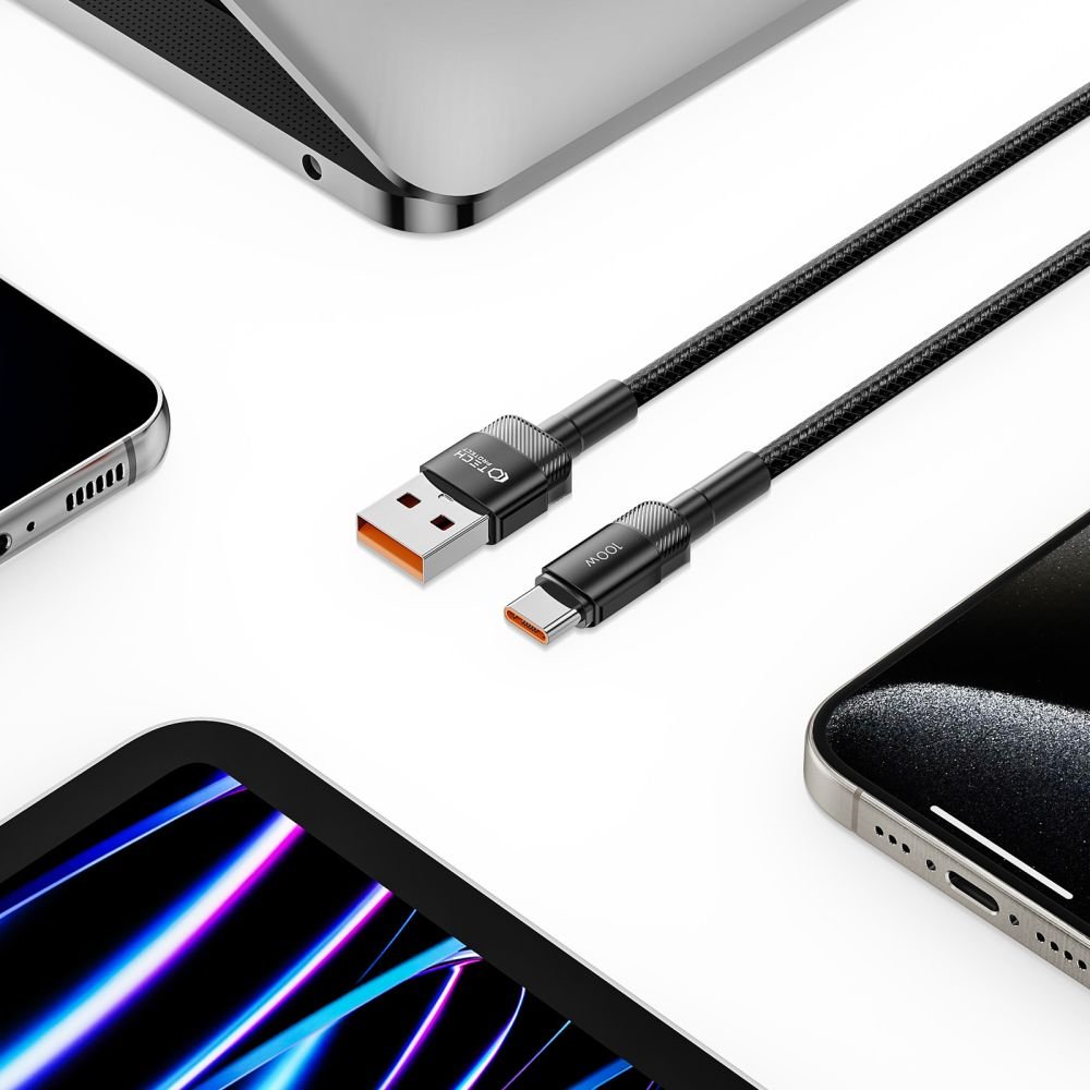 Tech - Protect UltraBoost Evo 100W 5A - Καλώδιο Δεδομένων και Φόρτισης USB to Type - C - 0,50m - Black