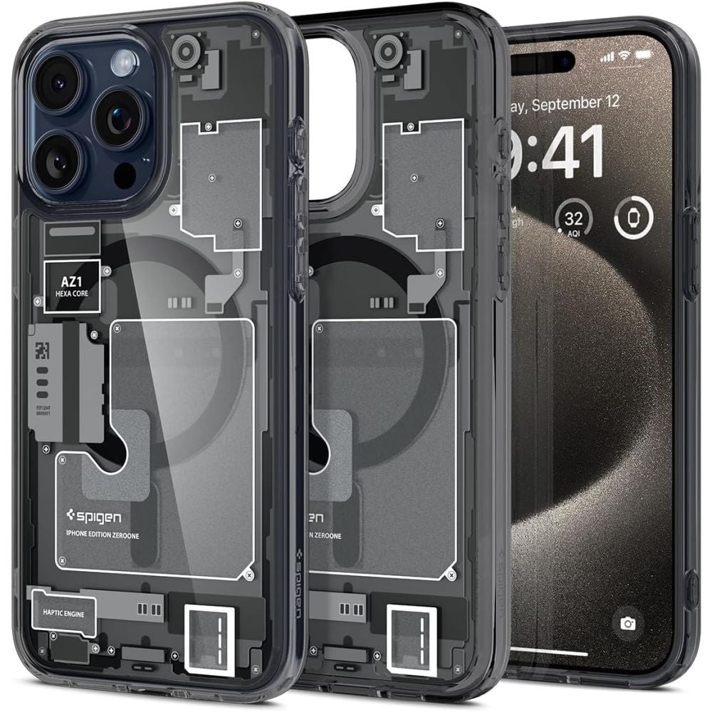 Spigen iPhone 15 Pro Max Ultra Hybrid Mag Σκληρή Θήκη με Πλαίσιο Σιλικόνης Και MagSafe - Zero One