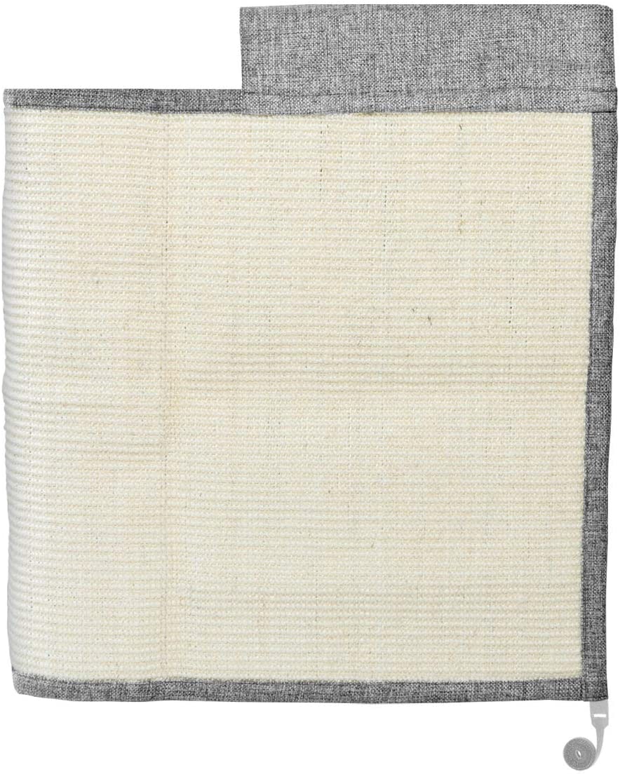 Navaris Scratch Carpet for Side of Sofa Προστατευτικό Καναπέ από Γρατζουνιές Γάτας - Αριστερή Πλευρά - 50 x 70 cm - Light Grey - 47363.02.25