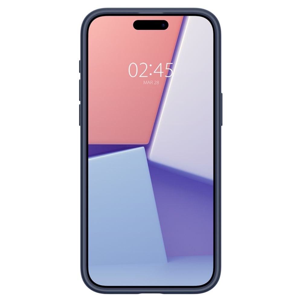 Spigen iPhone 15 Pro Ultra Hybrid Σκληρή Θήκη με Πλαίσιο Σιλικόνης - Navy Blue