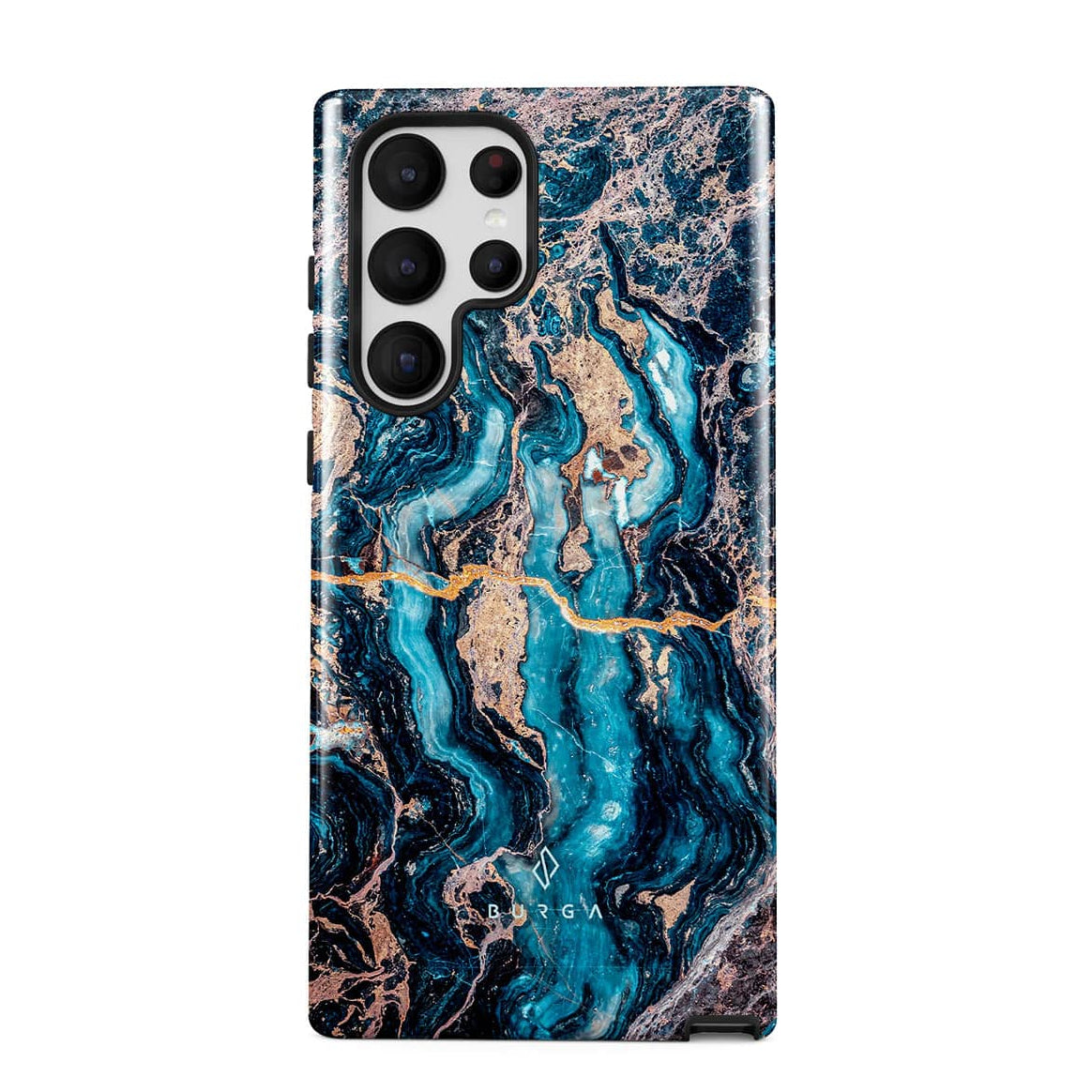 Burga Samsung Galaxy S22 Ultra Fashion Tough Σκληρή Θήκη - Mystic River