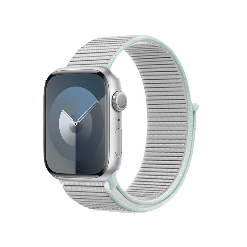 Crong Λουράκι Apple Watch 2/3/4/5/6/7/8/9/10/11 - SE (1/2/3) - 38/40/41/42mm από Νάιλον - Nylon - Pastel Grey