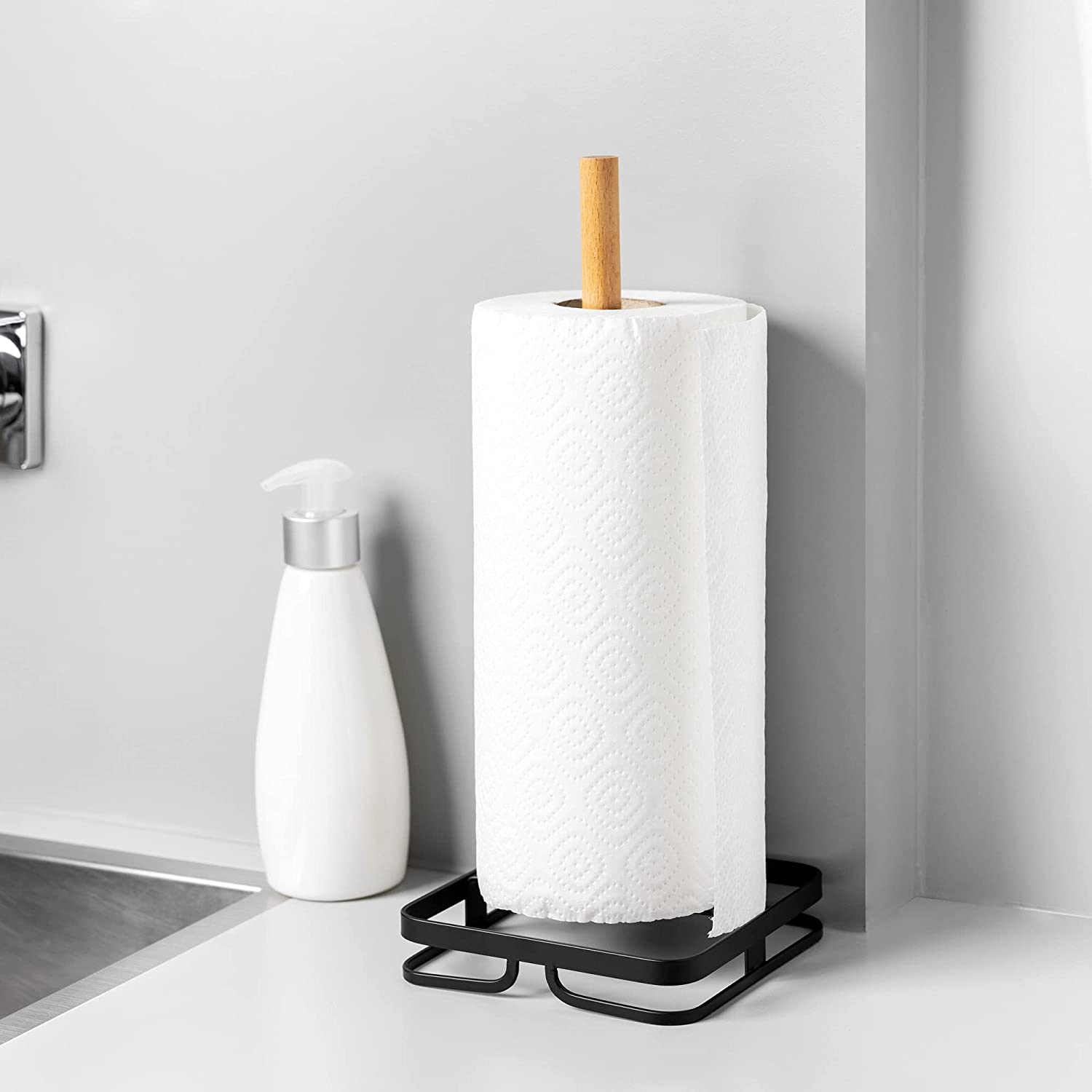 Navaris Βάση για Χαρτί Κουζίνας - Black - 54479.01