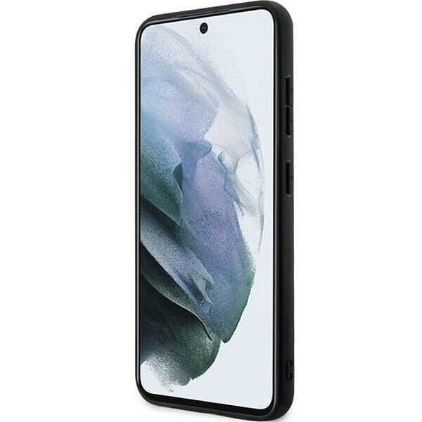 Karl Lagerfeld Samsung Galaxy S23+ - Saffiano Karl and Choupette Body Σκληρή Θήκη με Επένδυση Συνθετικού Δέρματος και Πλαίσιο Σιλικόνης - Grey - KLHCS23MSANKCPG