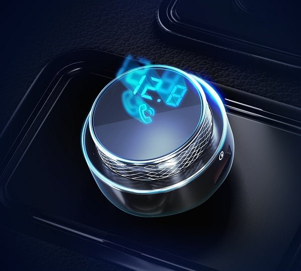 3MK HyperCar FM Transmitter με 2 Θύρες USB και 1 TF Card Reader για Αναπαραγωγή Μουσικής / Φόρτιση Κινητών στο Αυτοκίνητο - Bluetooth 5.0 - Black