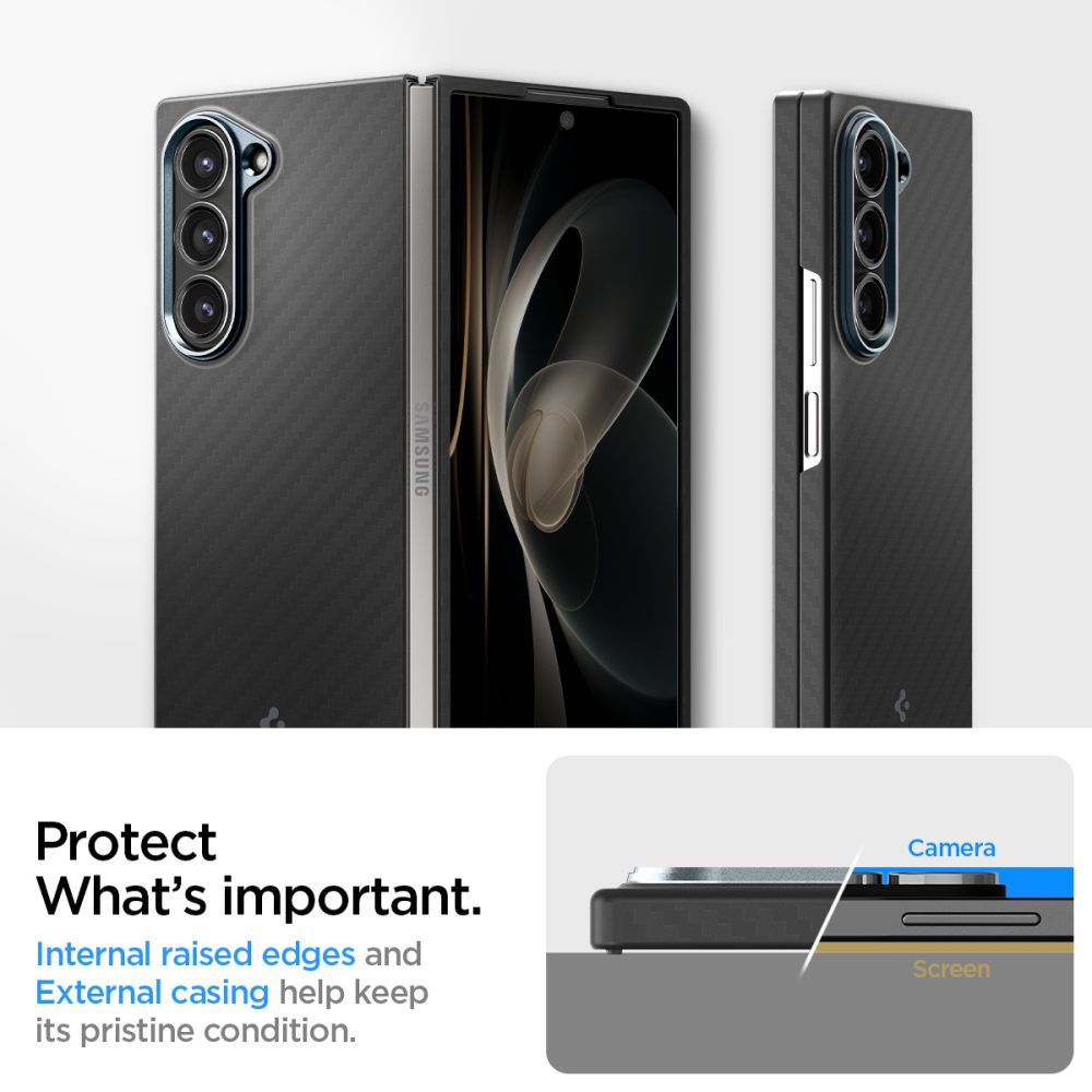 Spigen Samsung Galaxy Z Fold6 AirSkin Λεπτή Θήκη - Aramid Black