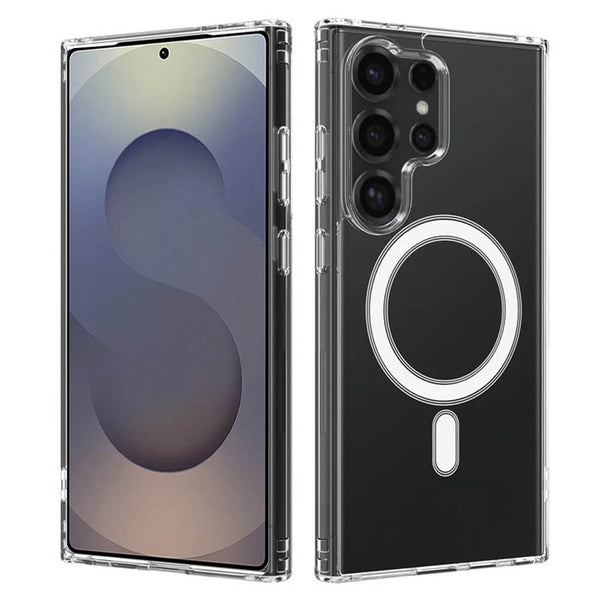 Techsuit Samsung Galaxy S25 Ultra - MagSafe Pro - Σκληρή Θήκη με Πλαίσιο Σιλικόνης - White