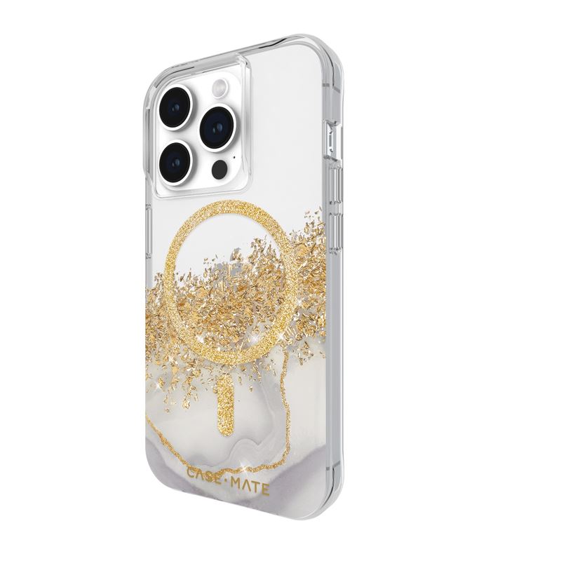Case-Mate iPhone 15 Pro Karat Marble MagSafe Σκληρή Θήκη με MagSafe - Karat Marble