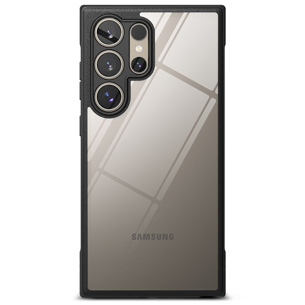 Ringke Samsung Galaxy S24 Ultra Fusion Bold Σκληρή Θήκη με Πλαίσιο Σιλικόνης - Black / Διάφανη