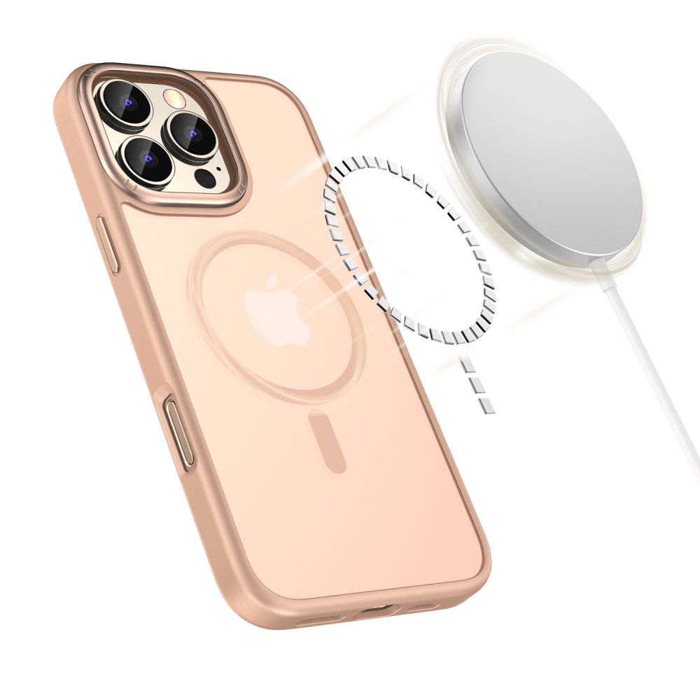 Tech-Protect iPhone 16 Pro Max MagEdge - Σκληρή Θήκη με Πλαίσιο Σιλικόνης και MagSafe - Desert
